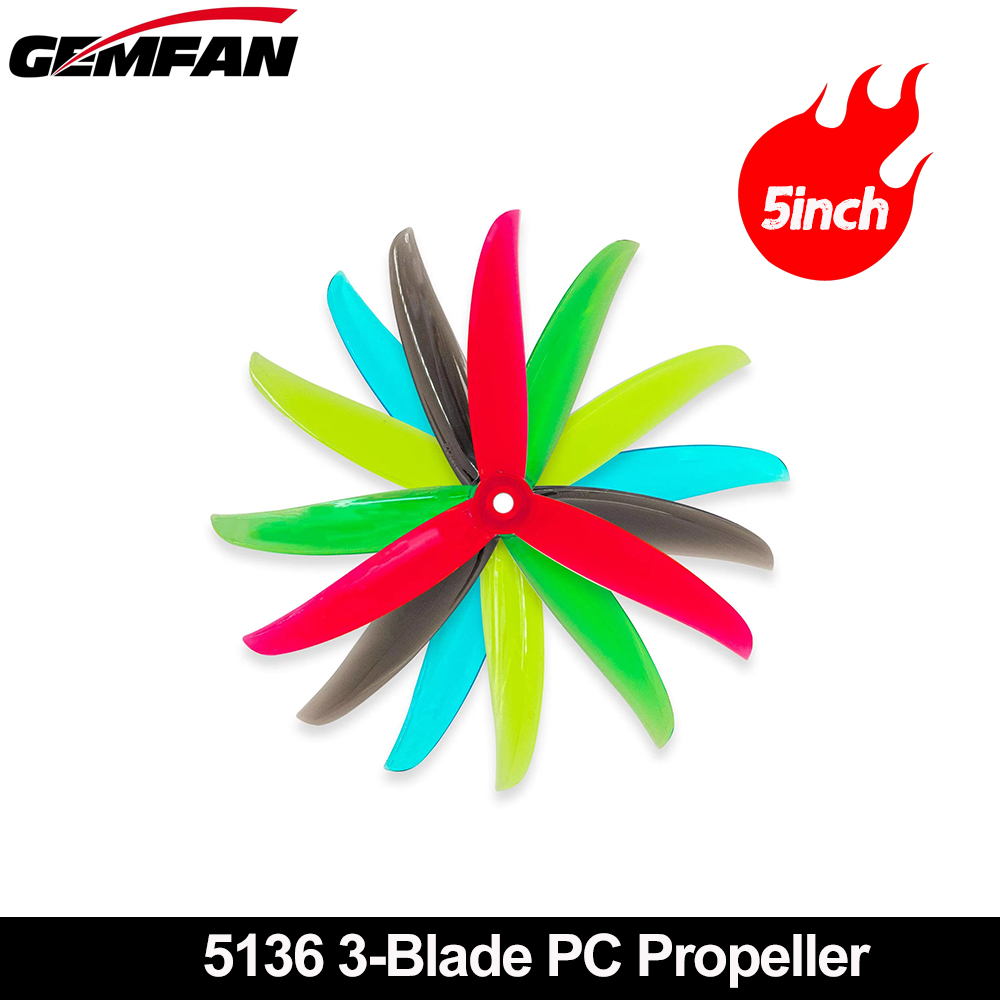 Fpv Drone Propeller - Śmigła Gemfan VANOVER 5136 3-łopatowe PC