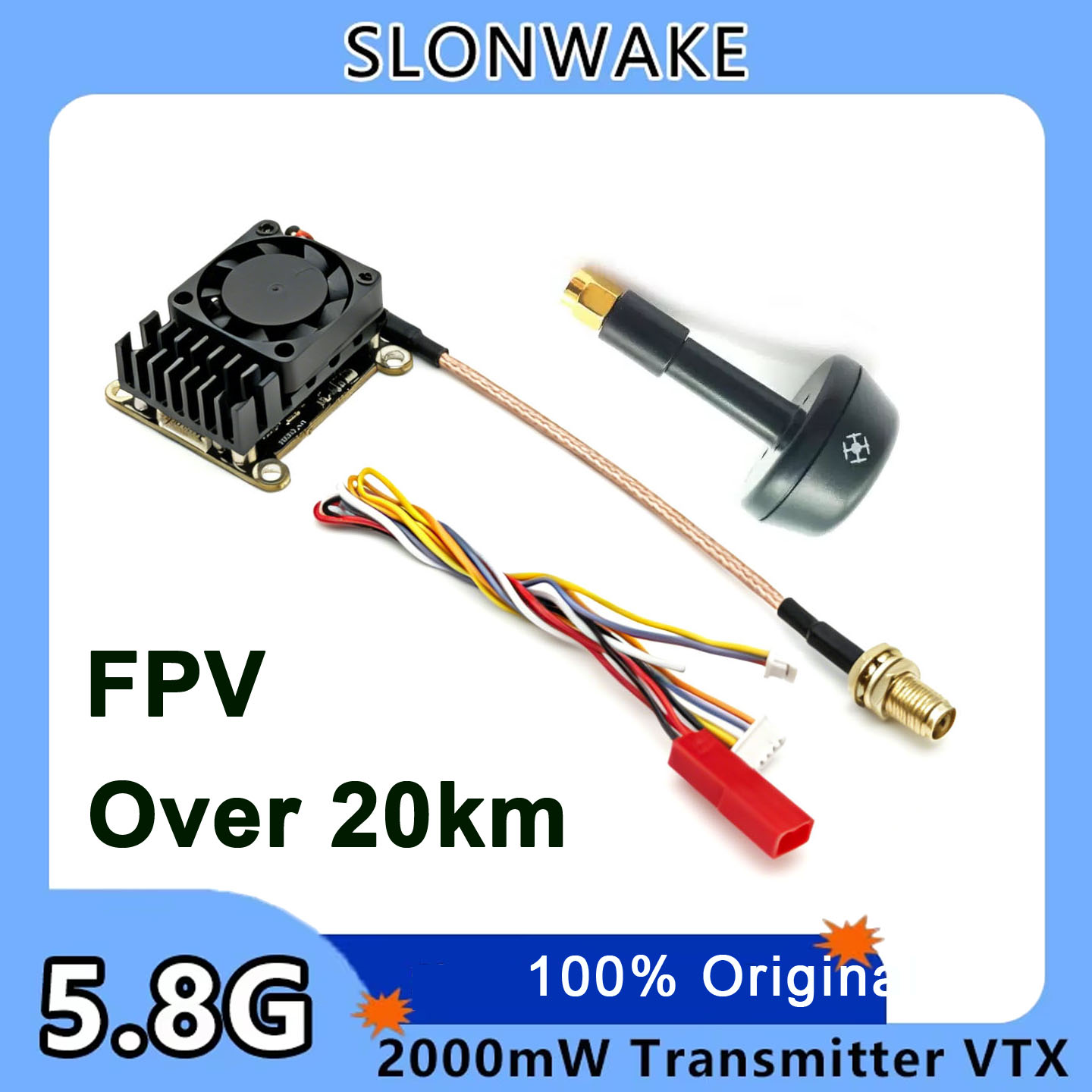 Fpv Drone Vtx - Nowa ulepszona wersja 5.8Ghz 2W regulowany