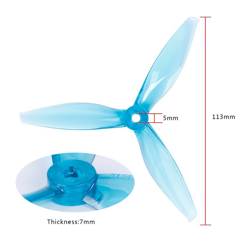 GEMFAN Freestyle 5144 5,1-calo – Fpv Drone Propeller recenzja i cena
